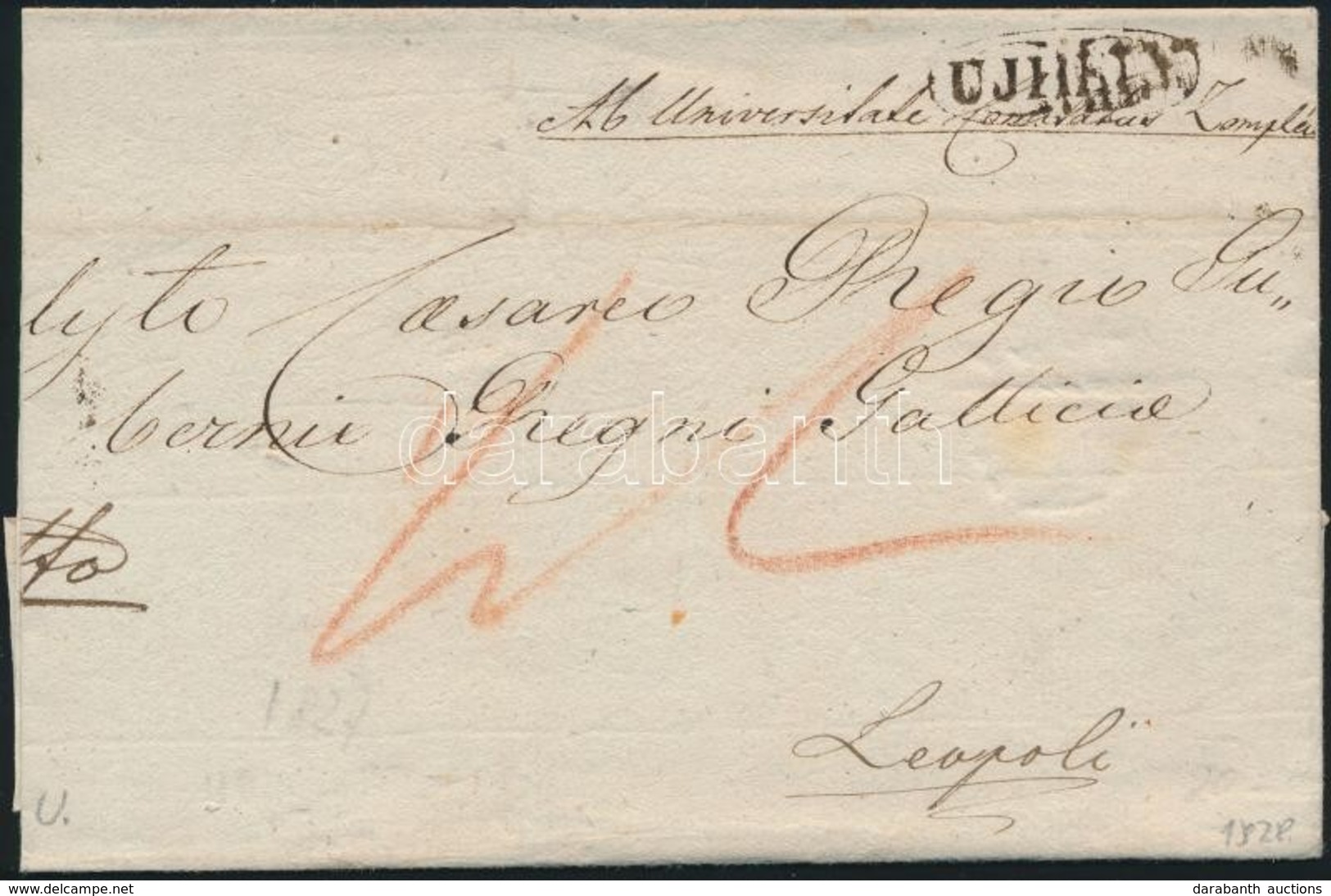 1828 Ex Offo 'UJHELY' - Leopoli - Other & Unclassified