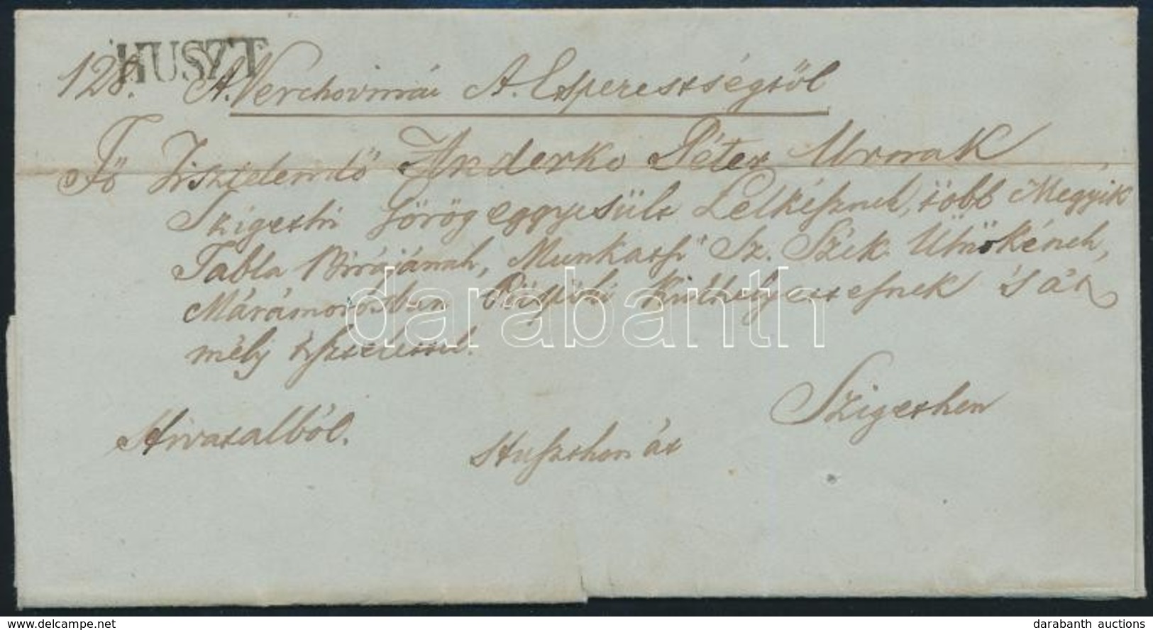 1845 Ex Offo 'HUSZT' (Gudlin 150 P) - Other & Unclassified