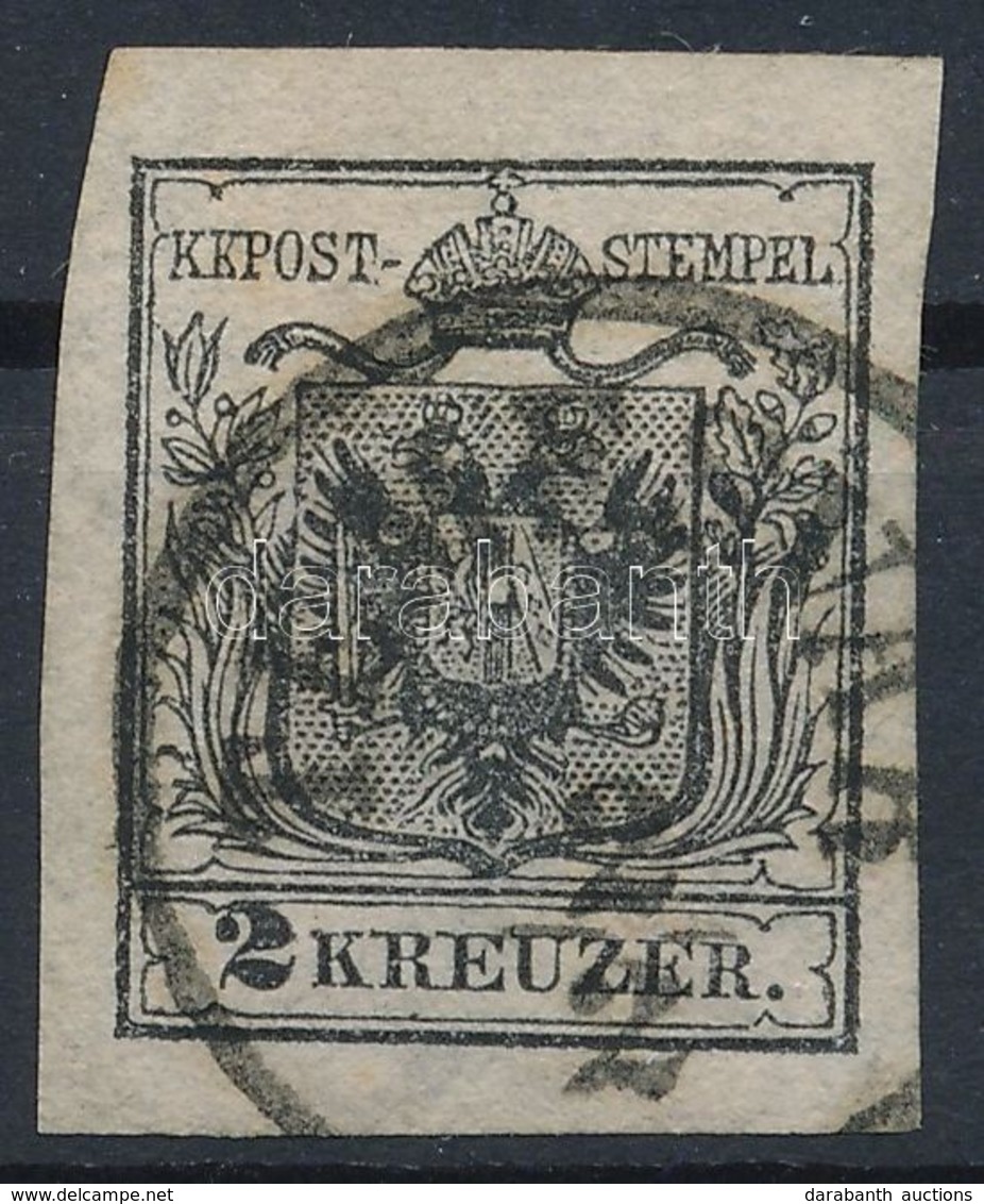 O 1850 2kr HP Ib Fekete / Black 'TEMESVÁR' Certificate: Ferchenbauer - Autres & Non Classés