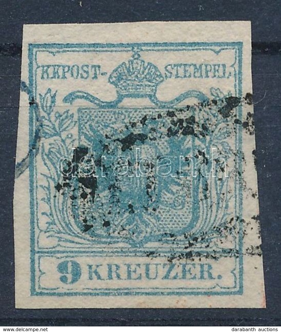 O 1850 9kr HP I Szürkéskék / Greyish Blue 'ALT(ORSOVA)' Certificate: Steiner - Other & Unclassified