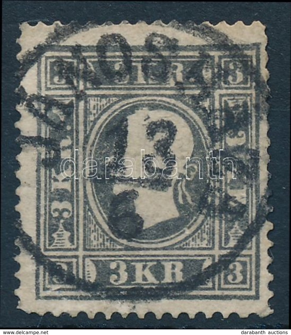 O 1858 3kr I. Tipus 'JÁNOSHÁZA' (45.000) (rövid Fogak / Short Perfs.) - Otros & Sin Clasificación