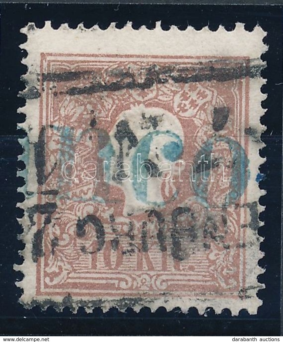 O 1858 10kr II '(OED)ENBURG' + Kék / Blue '(FRA)NCO' Certificate: Strakosch - Sonstige & Ohne Zuordnung
