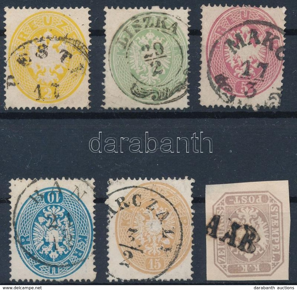 O 1863 Sorozat Hírlapbélyeggel (43.600) / Set + Newspaper Stamp - Autres & Non Classés