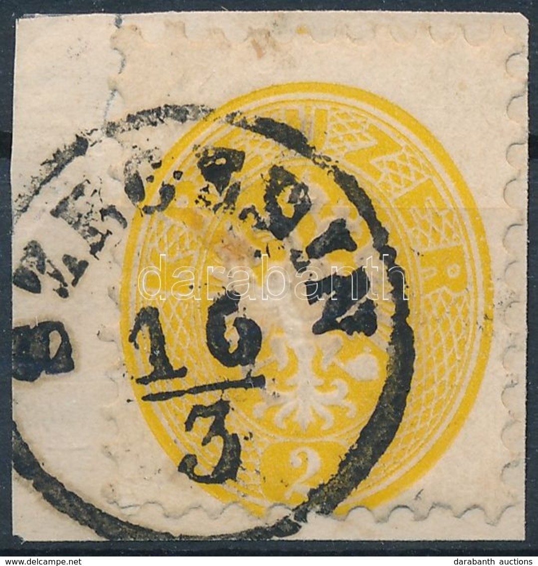 1864 2kr Sárga / Yellow 'SZEGEDIN' - Autres & Non Classés
