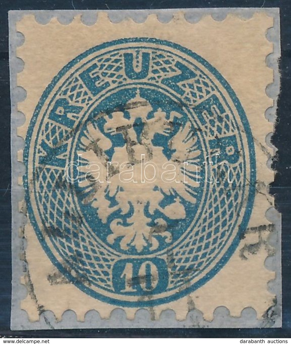1864 10kr Kivágáson / On Cutting 'ALLIBUNÁR' (Határőrvidék) (Gudlin 150 P) - Sonstige & Ohne Zuordnung