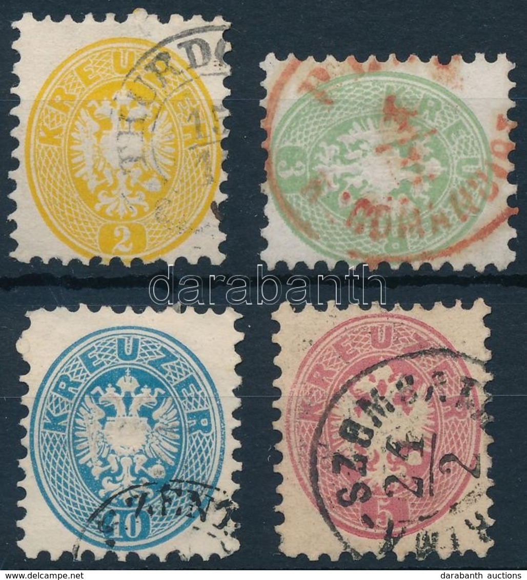 O 1864 2kr, 3kr, 5kr, 10kr - Sonstige & Ohne Zuordnung