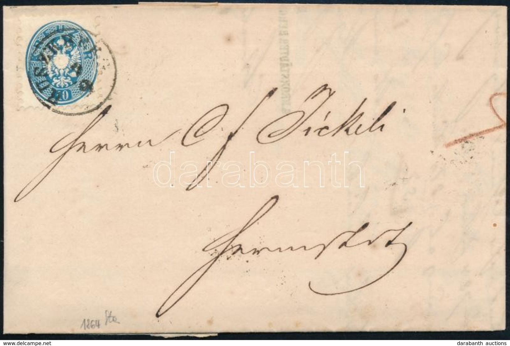 1864 10kr Levélen / On Cover 'RUSZKBERG' - Sonstige & Ohne Zuordnung