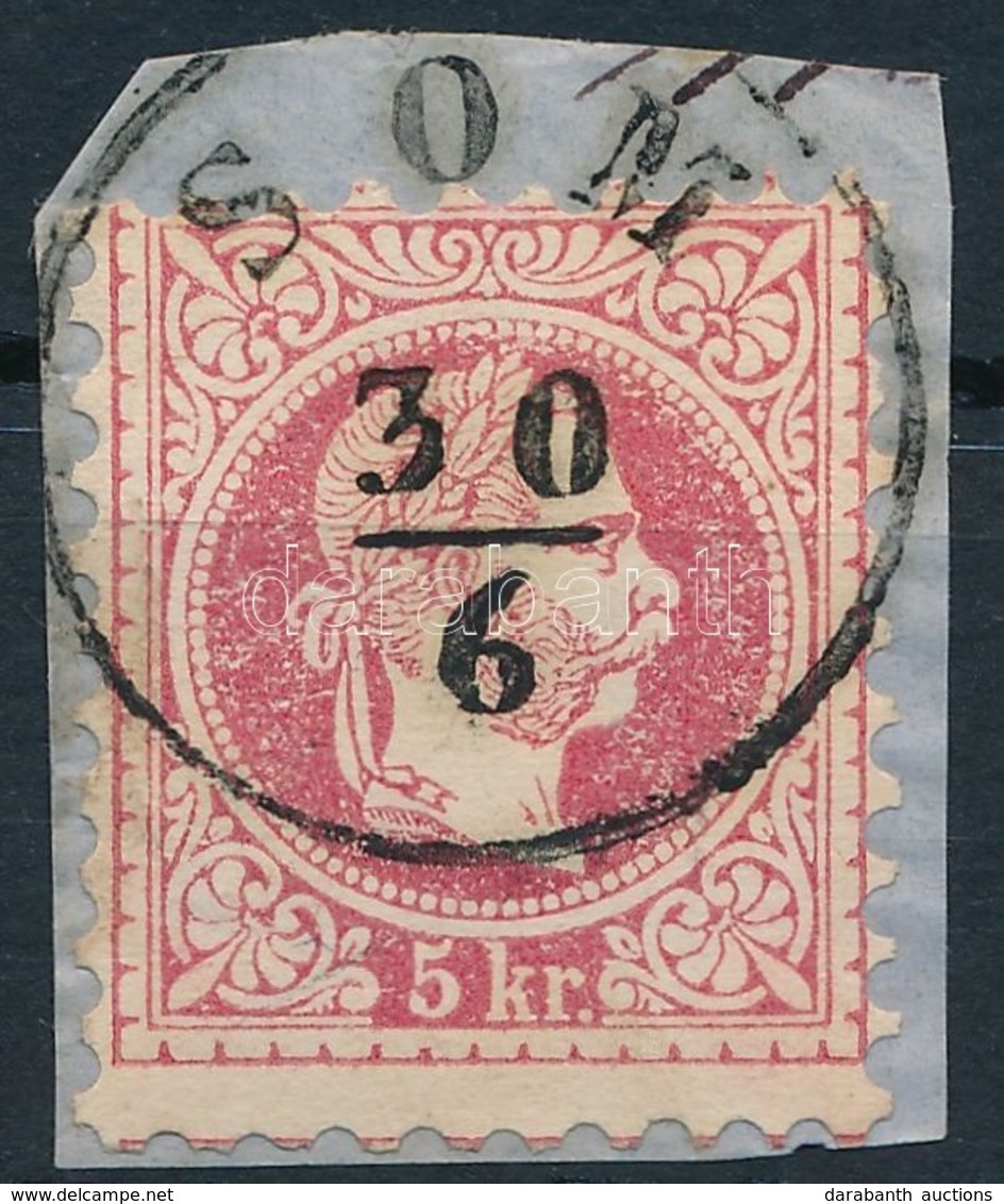 1867 5kr Kivágáson / On Cutting 'SOM' (Gudlin 500 P) - Sonstige & Ohne Zuordnung