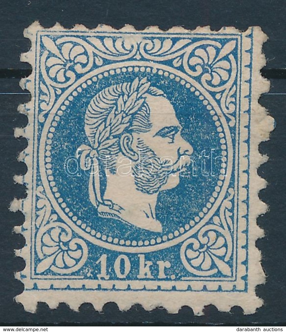 * 1867 10kr Matt Kék / Matt Blue. Certificate: Steiner - Autres & Non Classés