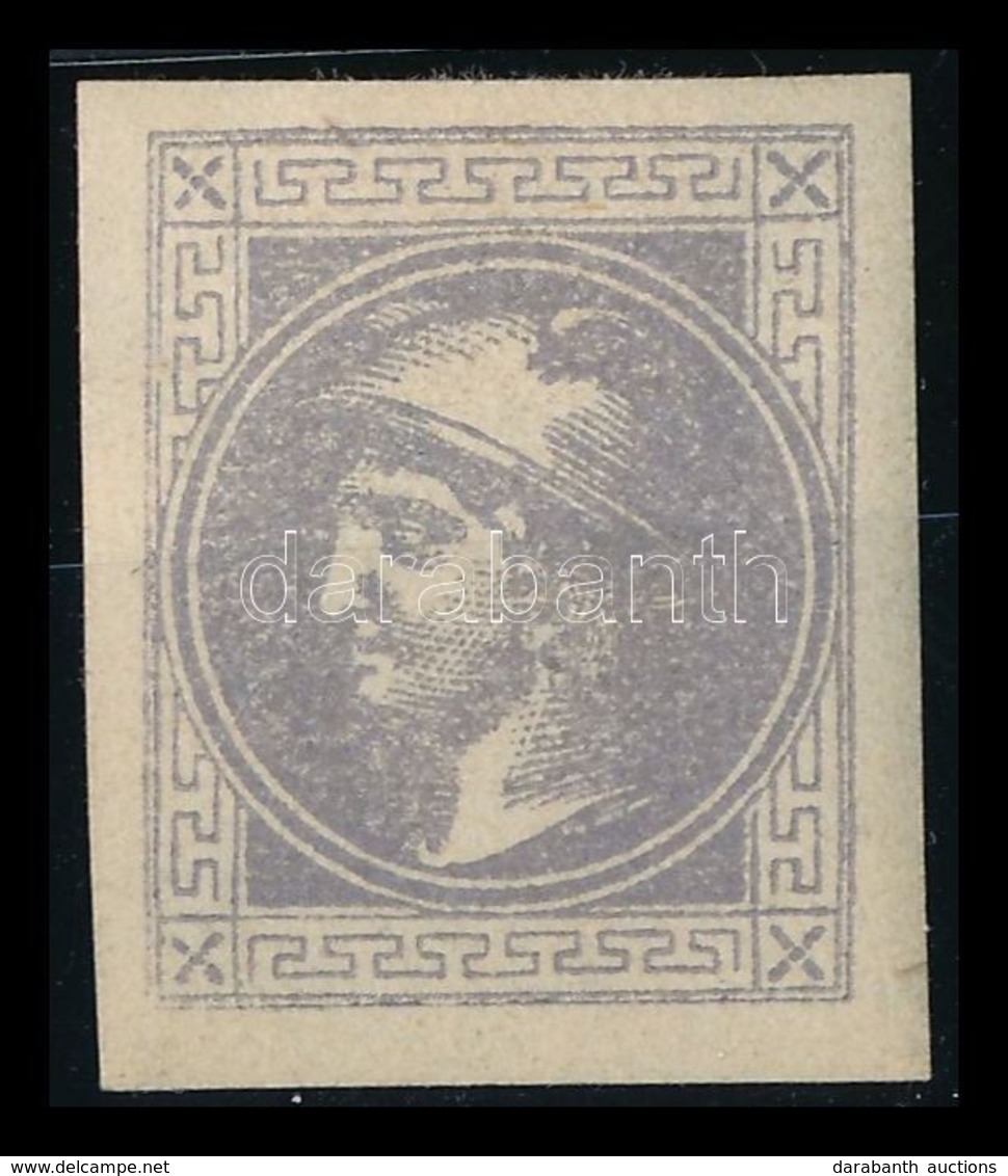 * 1867Hírlapbélyeg Szürkés Ibolya Id Típus / Newspaper Stamp Type Id, Greyish Violet. Certificate: Strakosch - Sonstige & Ohne Zuordnung