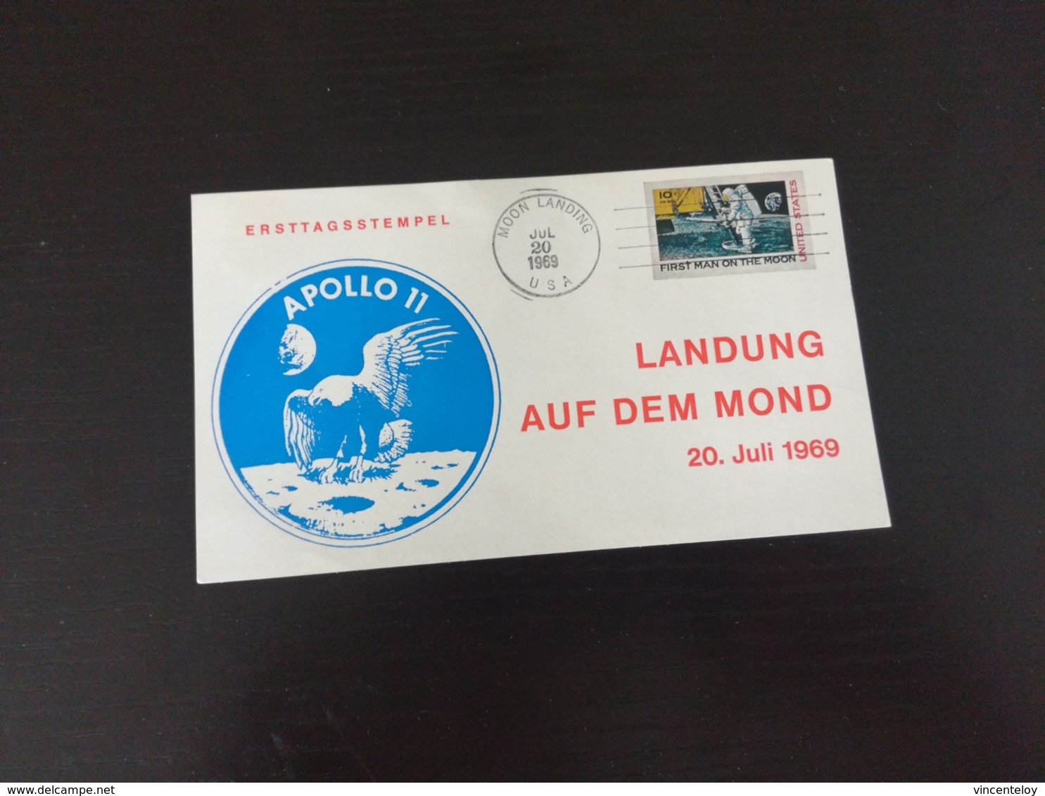 Ersttagsstempel 1969 Apollo 11  En L Etat Sur Les Photos - North  America