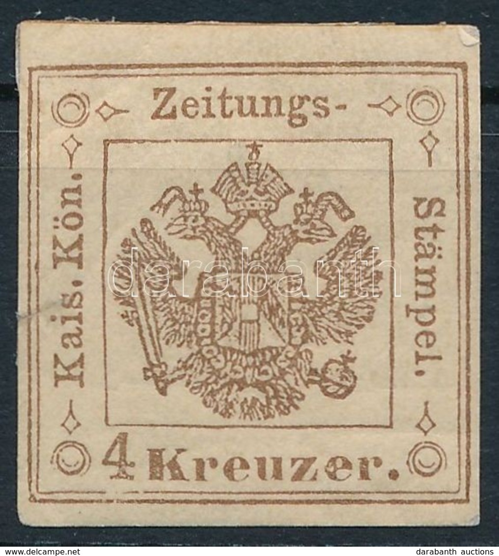 * 1853 Hírlapilleték Bélyeg 4kr / Newspaper Duty Stamp 4kr - Andere & Zonder Classificatie