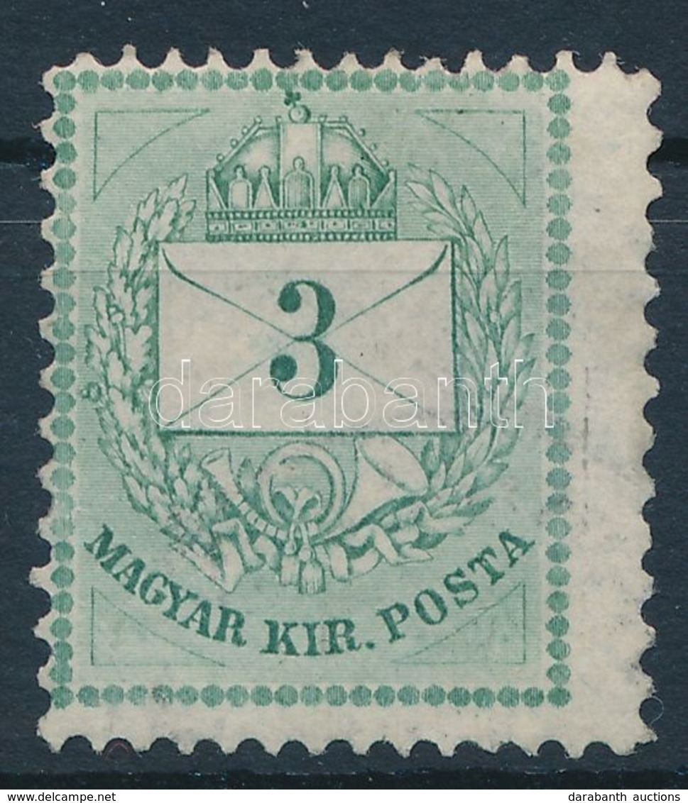 ** 1874 3kr 13:11 1/2 Fogazással / Perforation - Autres & Non Classés