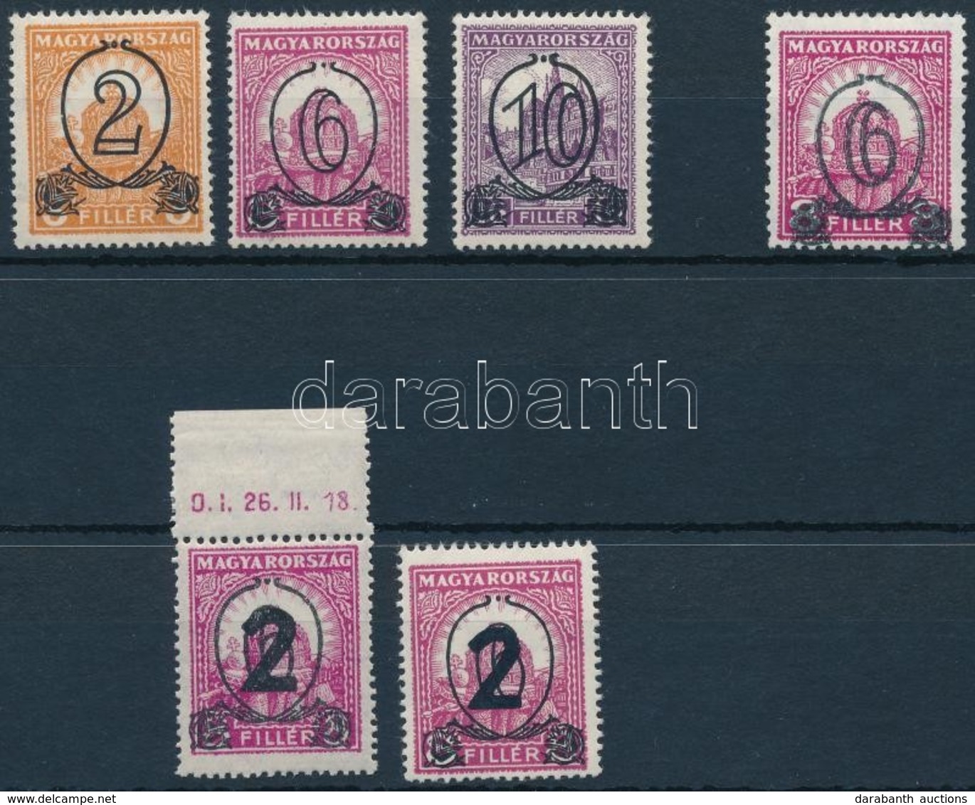 ** 1931 Kisegítő I Sor 15-ös Fogazással + 6/8f 14-es Fogazással + 1932 Kisegítő II 2 Klf Bélyeg (min 41.300) / Mi 471-47 - Autres & Non Classés