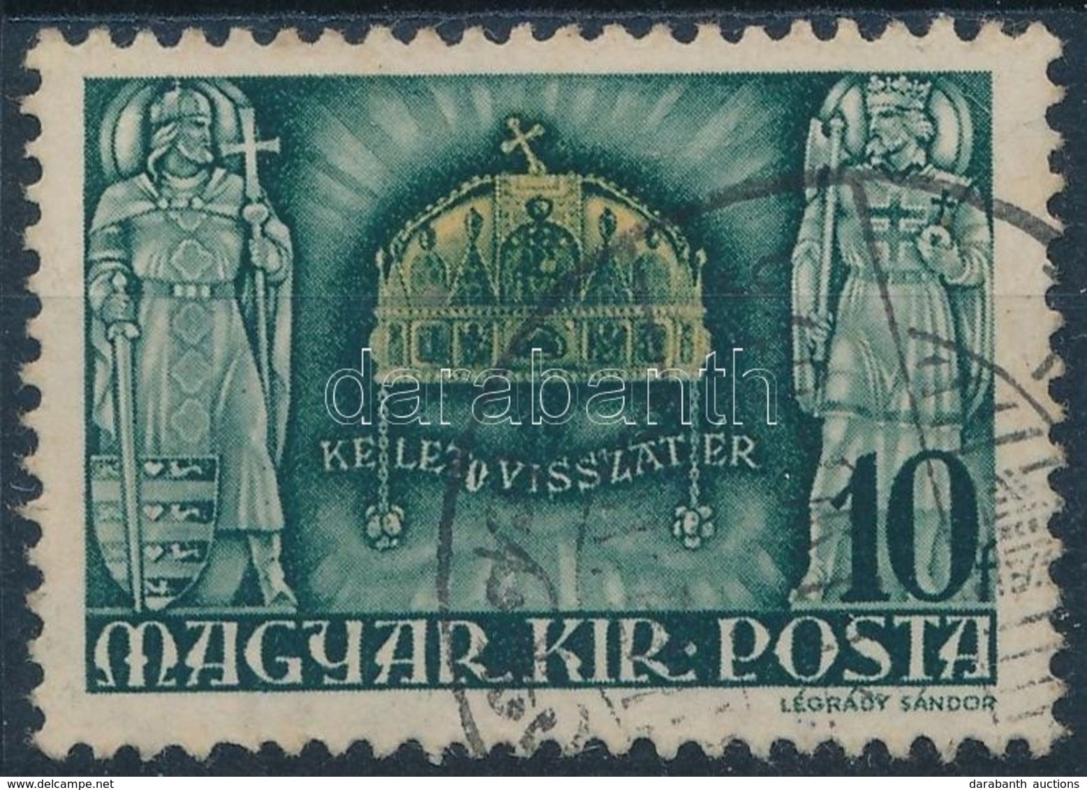 O 1940 Kelet Visszatér 'KELETU' Tévnyomattal (30.000) / Mi 638 With Plate Variety - Autres & Non Classés