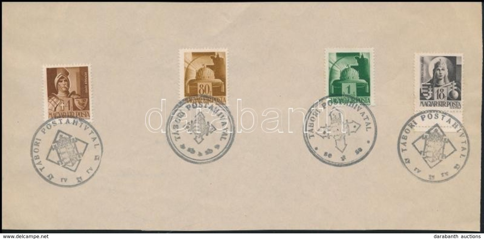 ~1945 4 Db Nyilaskeresztes Tábori Postahivatali Bélyegzés / Field Postmarks - Autres & Non Classés