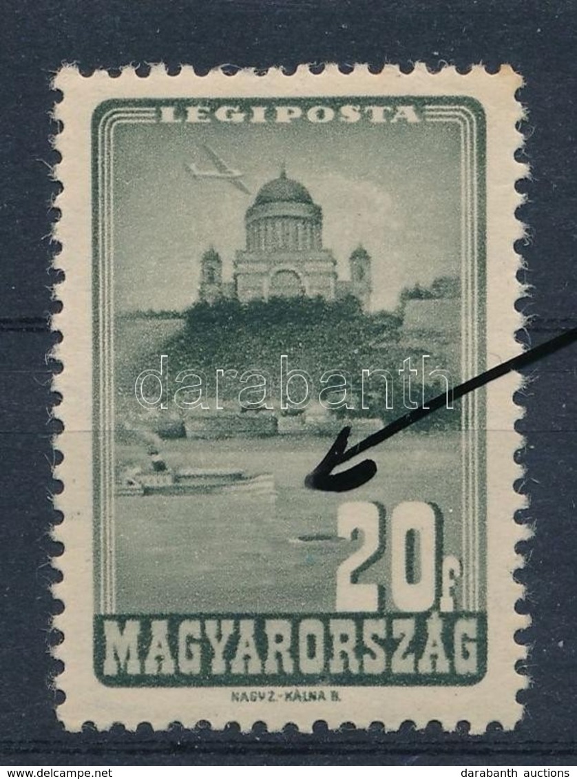 ** 1947 Repülő 20f 'csónak' Tévnyomat / Mi 964 With Plate Variety - Autres & Non Classés