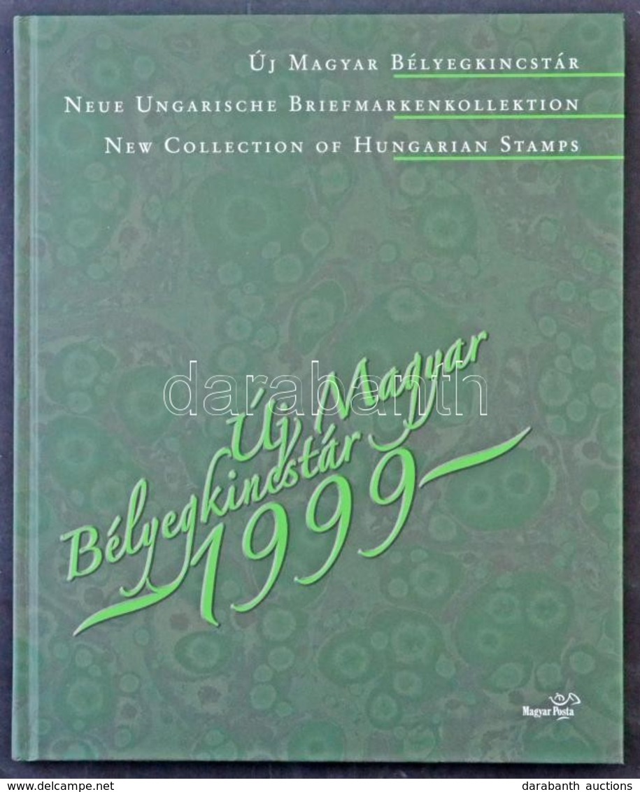 ** 1999 Bélyegkincstár, Benne Feketenyomat Blokk Fekete Sorszámmal / Year Book Including Mi Block 250 With Black Number - Autres & Non Classés