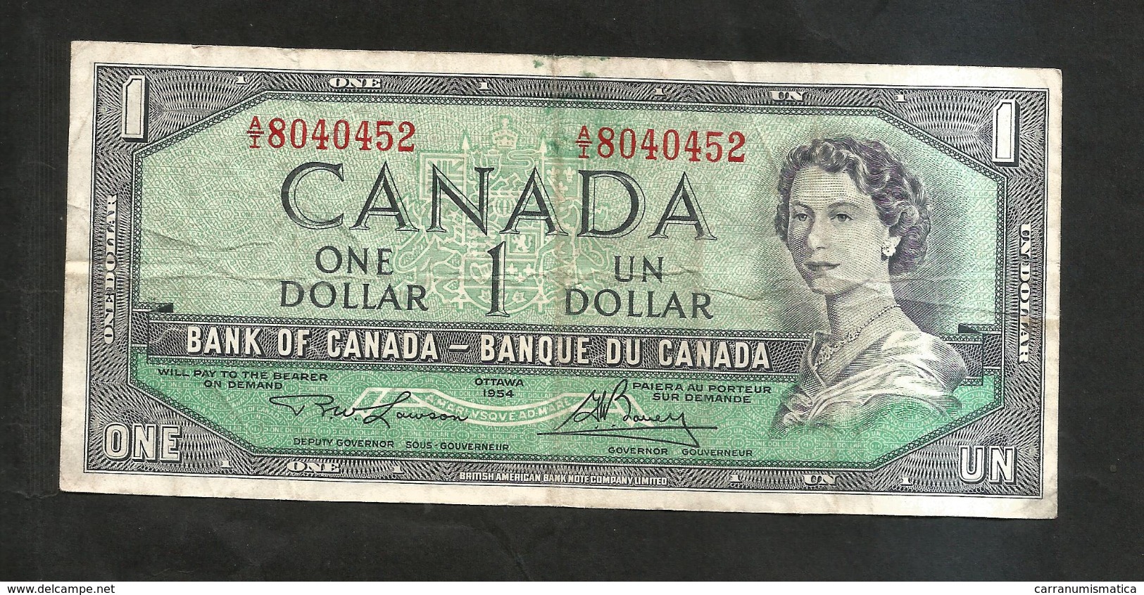 Banque Du CANADA / Bank Of CANADA - One DOLLAR (OTTAWA 1954) - Kanada