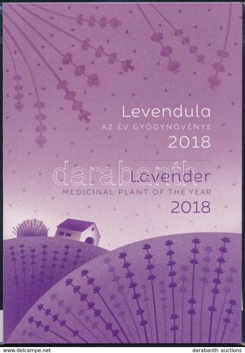 ** 2018 Levendula Bélyegszett A 4 Klf Speciális Blokkal / Presentation Pack - Autres & Non Classés