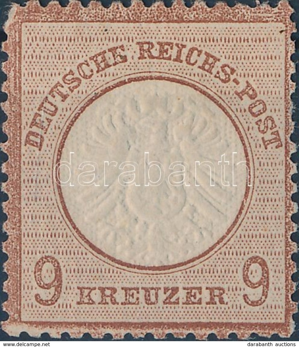 * 1872 Mi 27b Eredeti Gumival / With Original Gum (sarokfog Hiba / Short Corner Left Above) (Mi EUR 2.000.-) Certificate - Autres & Non Classés