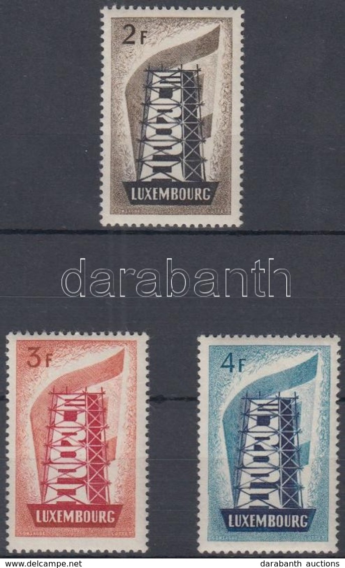 ** 1956 Europa CEPT Sor Mi 555-557 - Autres & Non Classés