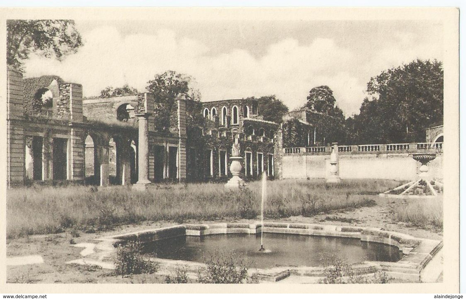 Abbaye De Villers - Vue Du Jardin L'abbé, Restauré - Photo A.C.L. - Collection T.C.B. - 1955 - Villers-la-Ville