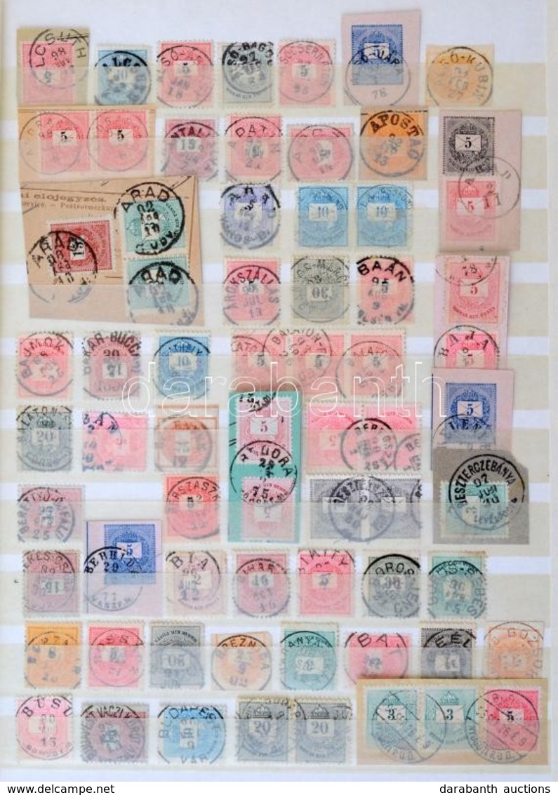 O 1874-1899 448 Db Szép Krajcáros Bélyegzés / Collection Of 448 Nice Cancellations On Krajcár Stamps - Autres & Non Classés
