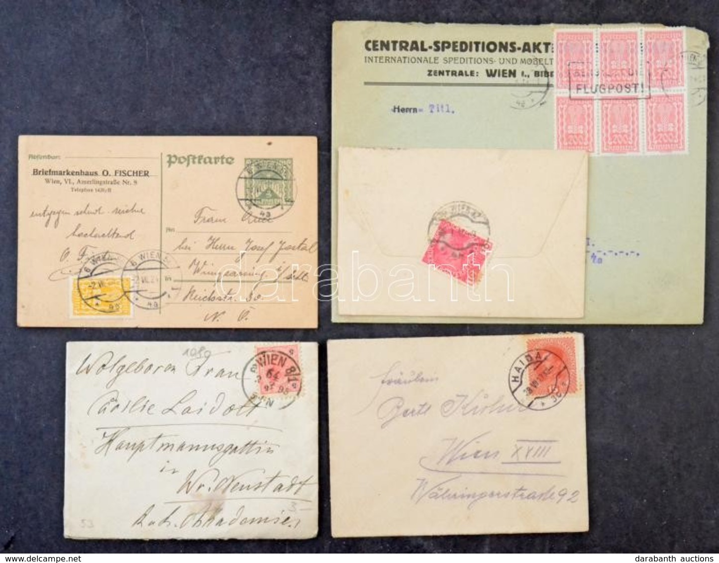 Ausztria Legalább 100 Küldemény, Főleg Az 1900-as évek Elejéről, Jobbakkal / Austria At Least 100 Covers, Postcards From - Sonstige & Ohne Zuordnung