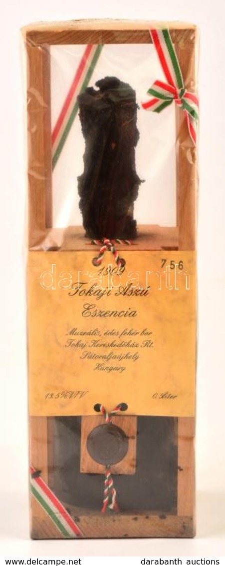 1909 Tokaji Aszú Esszencia, Muzeális Bor, Tokaj Kereskedőház Rt., Sátoraljaújhely, Tolcsvai Bormúzeumból, Sorszámozott,  - Sonstige & Ohne Zuordnung