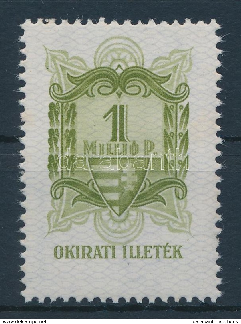 1945 Okirati Illetékbélyeg 1 Millió P (80.000) / Fiscal Stamp - Ohne Zuordnung