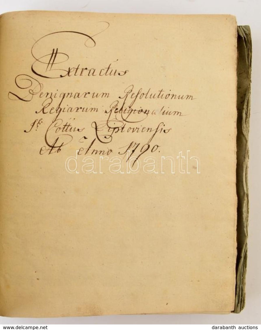 1790-1829 Liptó Vármegyével Kapcsolatos Vallásügyi Uralkodói Rendeletek és Más Jogforrások Kivonatos Gyűjteménye, Latin  - Non Classés