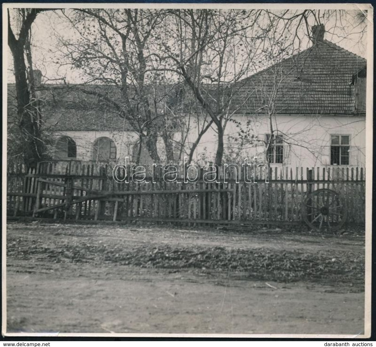 Cca 1940 Pomáz, Mandics-kúria, Fotó, Hátulján Feliratozva, 12,5×14 Cm - Sonstige & Ohne Zuordnung