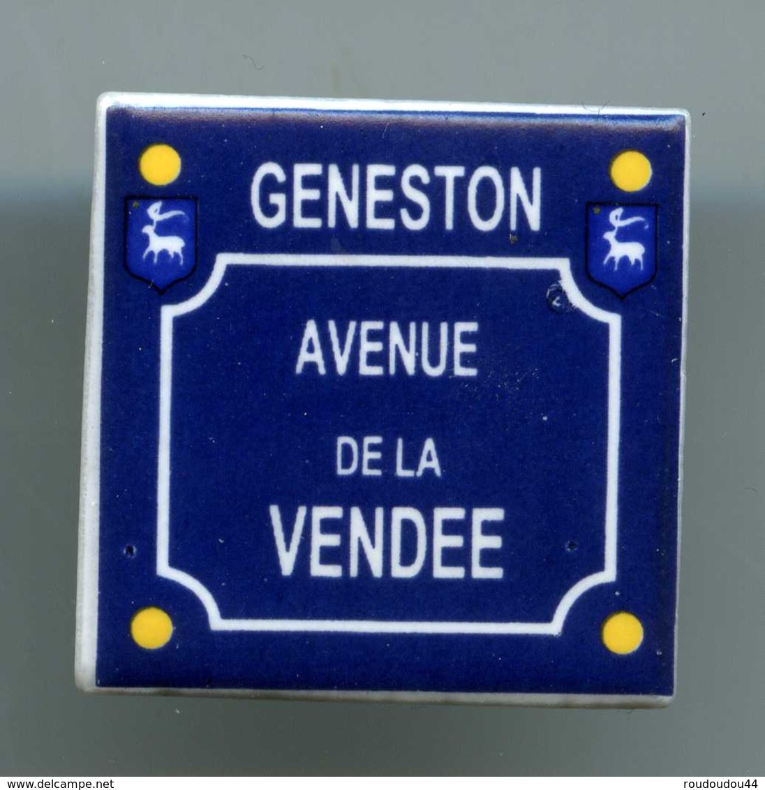 FEVES - FEVE PERSO - BOULANGERIE VRIGNAUD - GENESTON - PLAQUE DE RUE - AVENUE DE LA VENDEE - Otros & Sin Clasificación