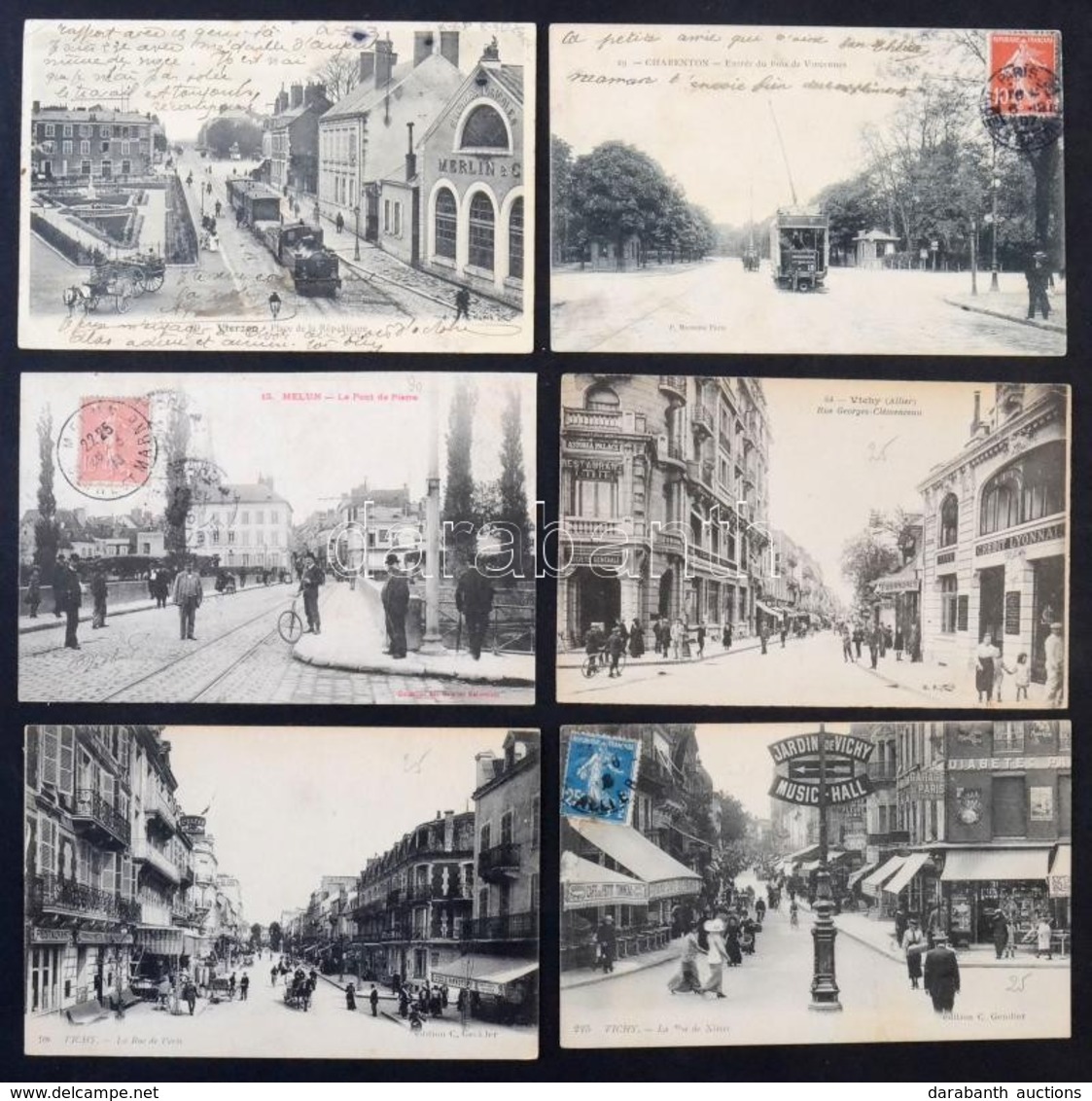 ** * Kb. 1500 Db RÉGI Francia Képeslap Dobozban. Vegyes Minőség / Cca. 1500 Pre-1950 French Postcards In A Box. Mixed Qu - Non Classés