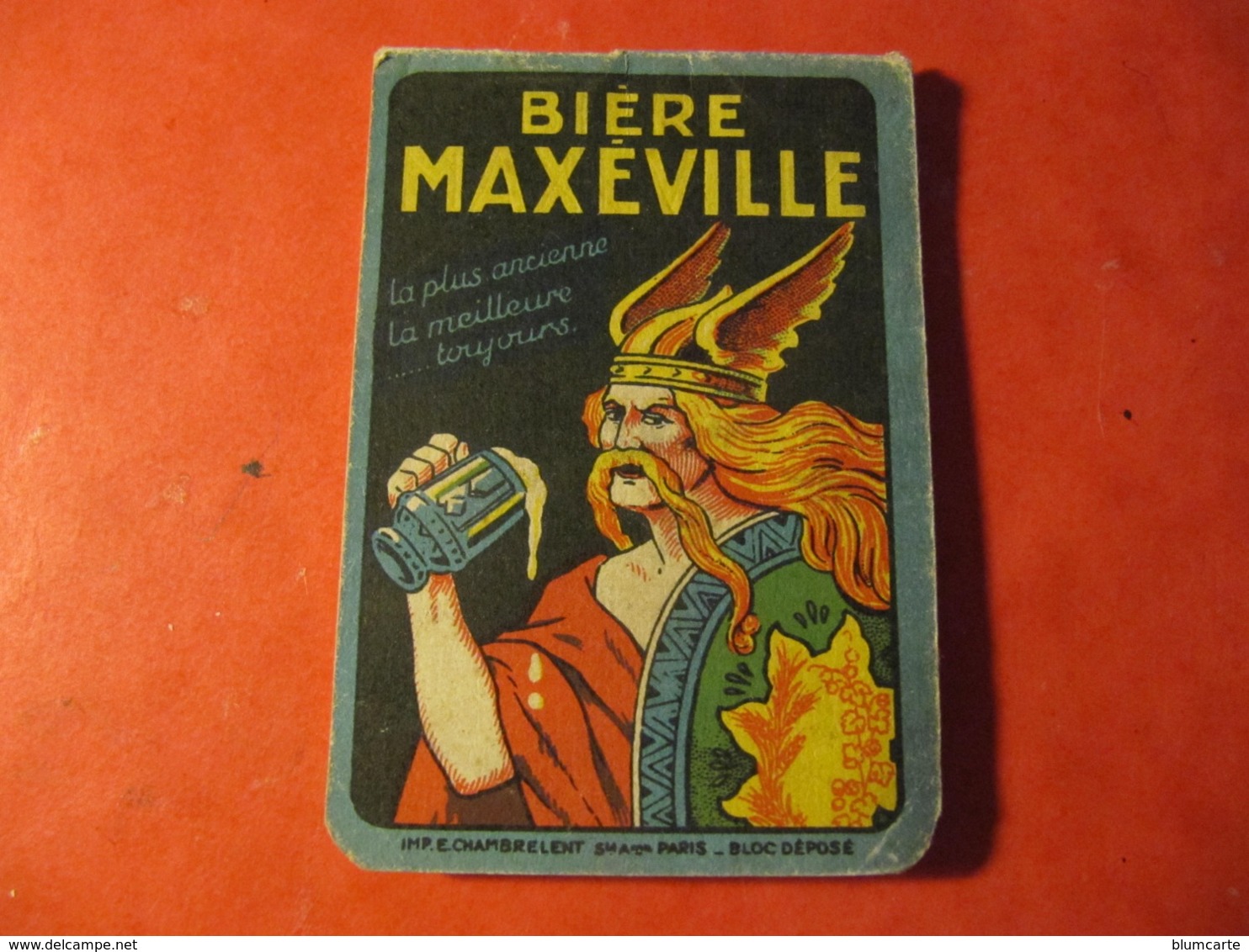 CALEPIN - BIERE MAXEVILLE - Couverture Double, 20 Feuilles Intérieur - Format : 9 X 6 Cm - Alkohol