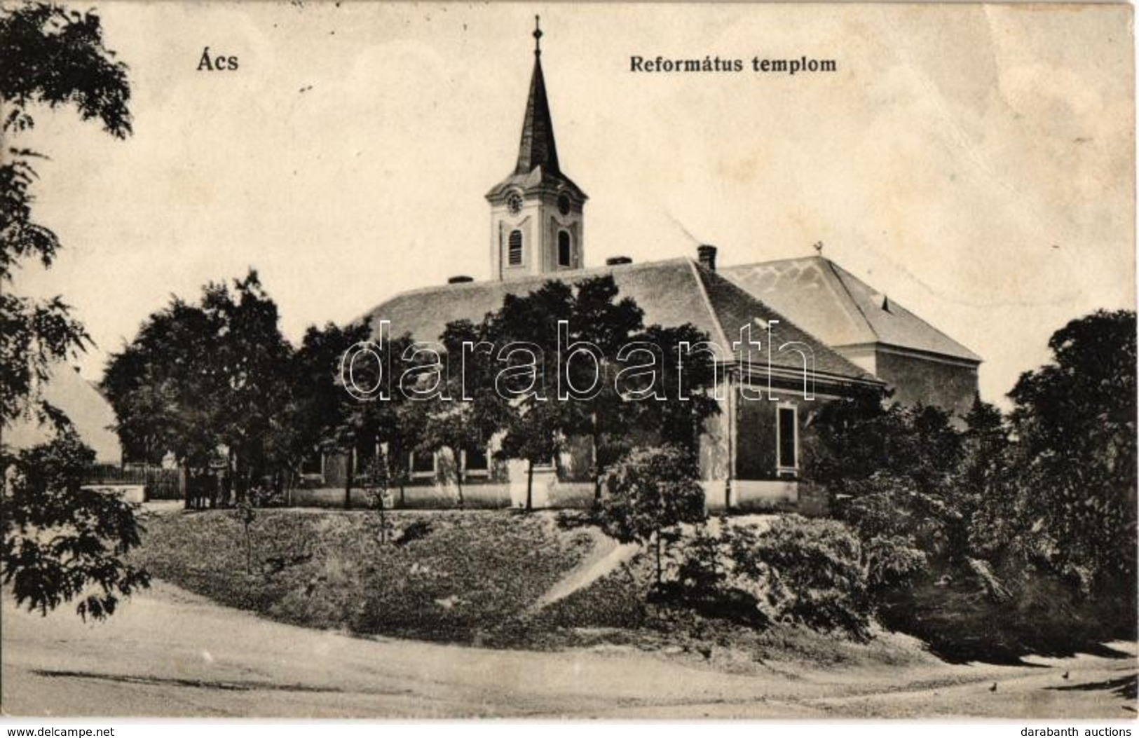 T2/T3 1911 Ács (Komárom), Református Templom  (EB) - Non Classés