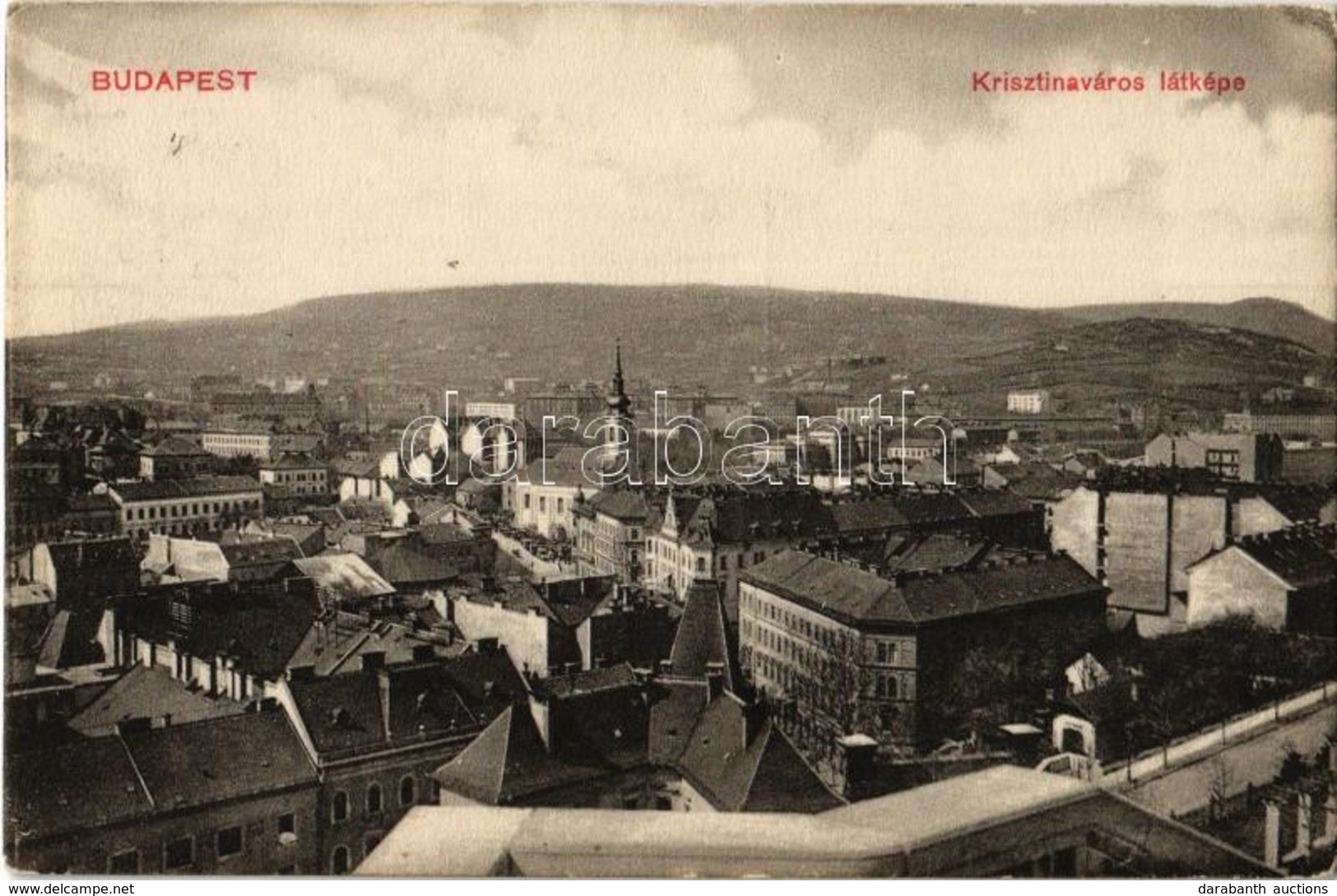 T2 1917 Budapest I. Krisztinaváros. Ádám Herman Kiadása - Non Classés