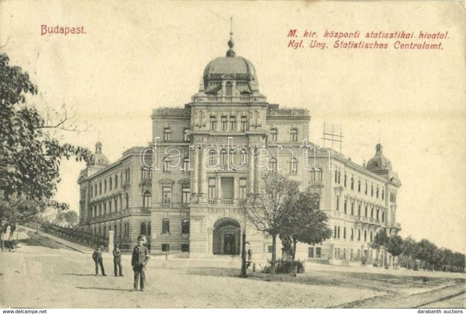 T2/T3 1909 Budapest II. M. Kir. Központi Statisztikai Hivatal, Csendőr. Honi Ipar (EK) - Non Classés