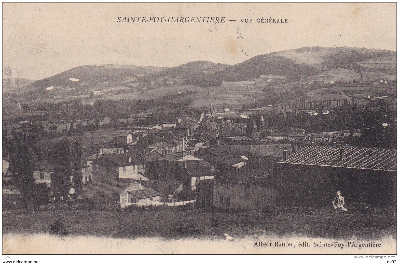 RHONE SAINTE FOY L ARGENTIERE VUE GENERALE - Autres & Non Classés