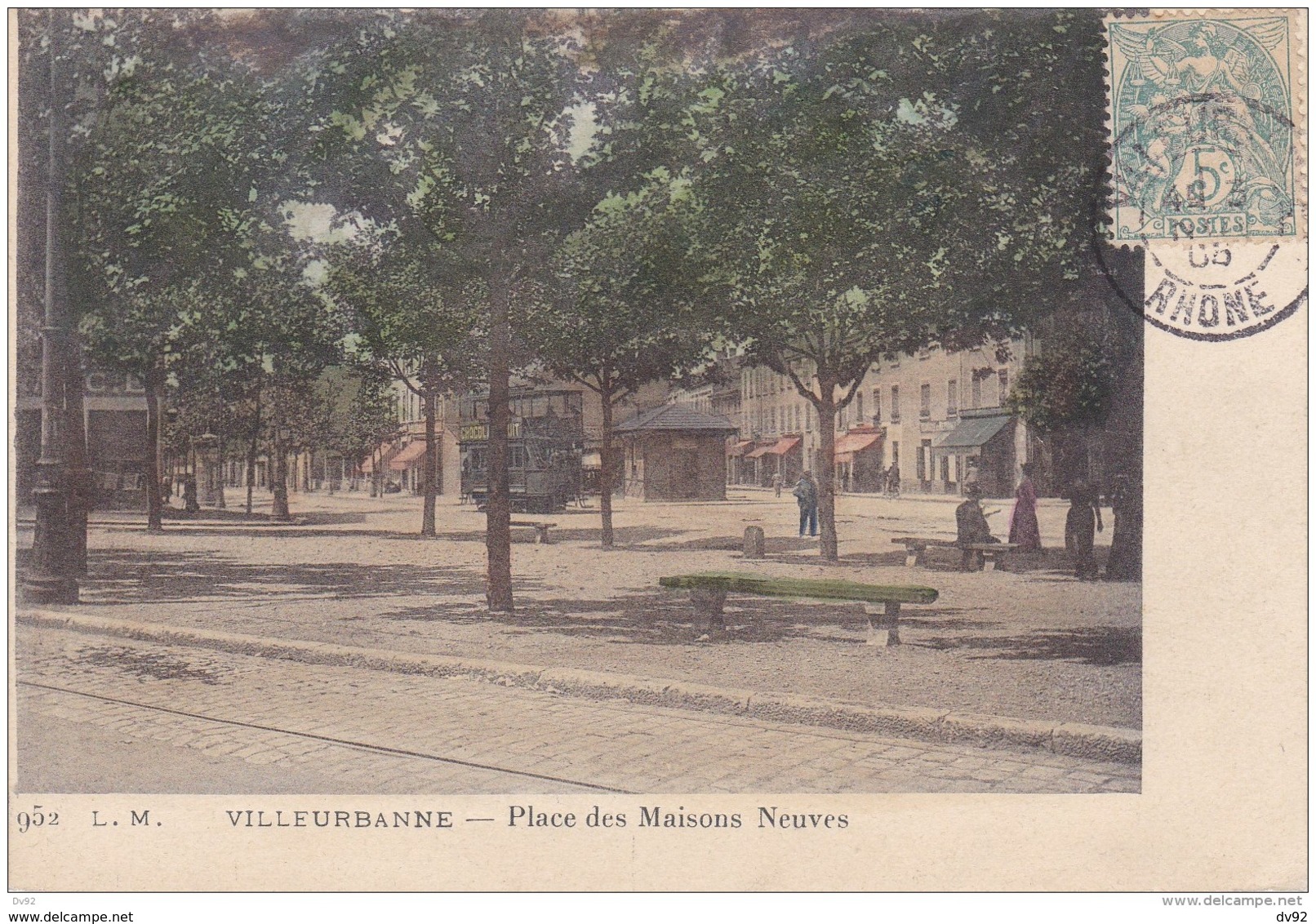 RHONE VILLEURBANNE PLACE DES MAISONS NEUVES TRAMWAY - Villeurbanne
