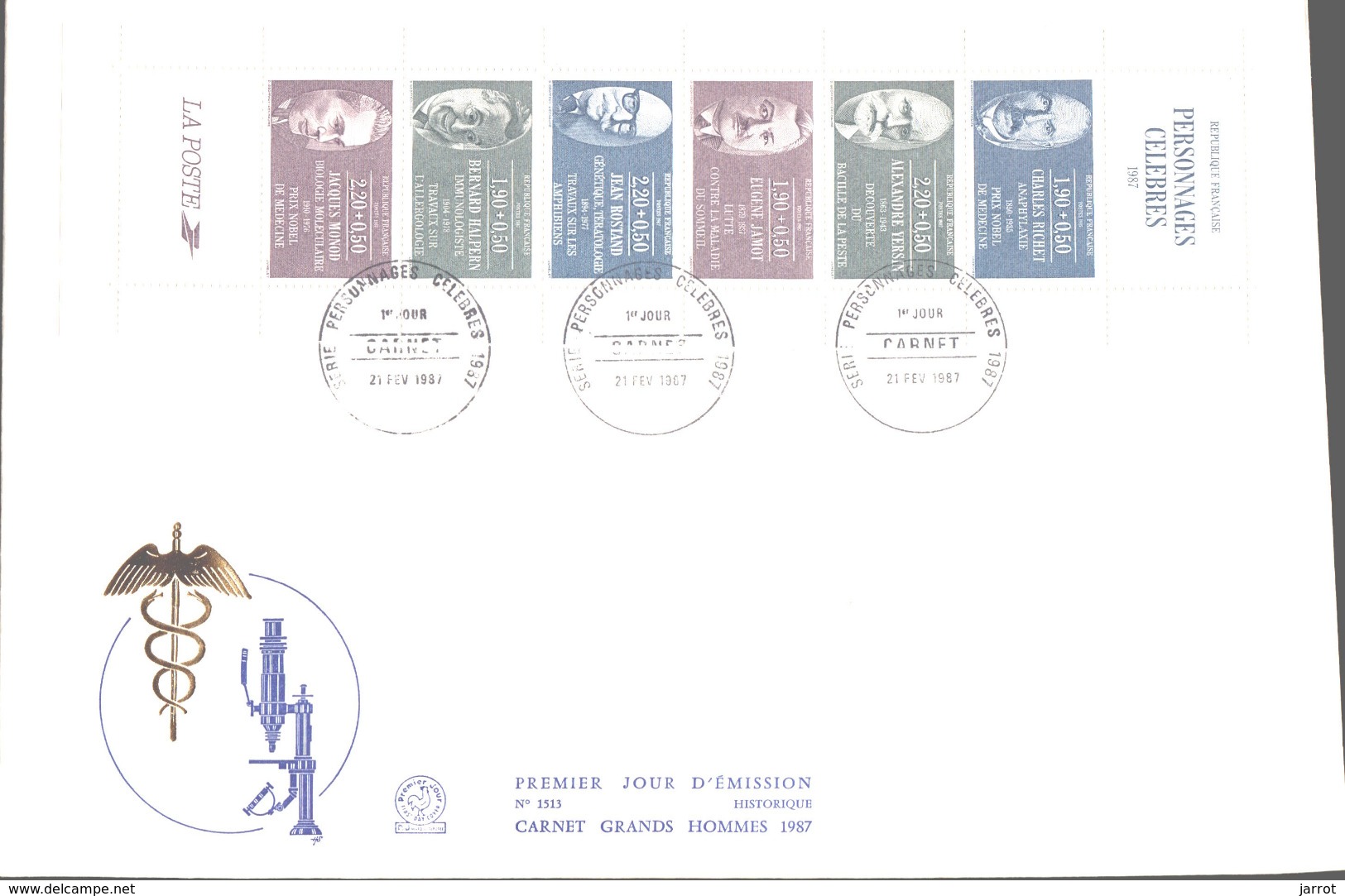 FDC Carnet N° BC 2460 - 1980-1989