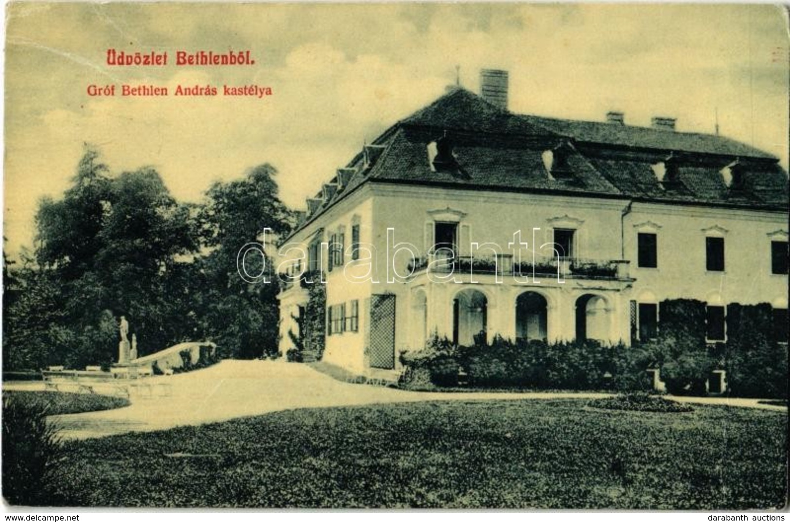 T2/T3 Bethlen, Beclean; Gróf Bethlen András Kastélya. W.L. 1894. / Castle - Ohne Zuordnung