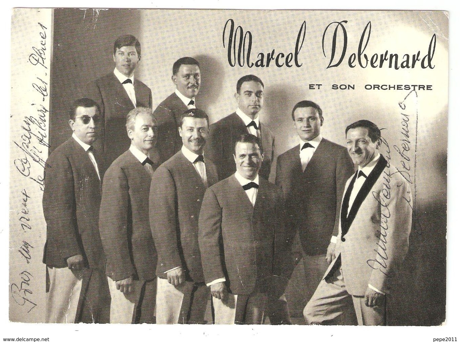 Photo Dédicacée Orchestre Marcel DEBERNARD à Périgueux - Dordogne 24 - Dédicace - Non Classés