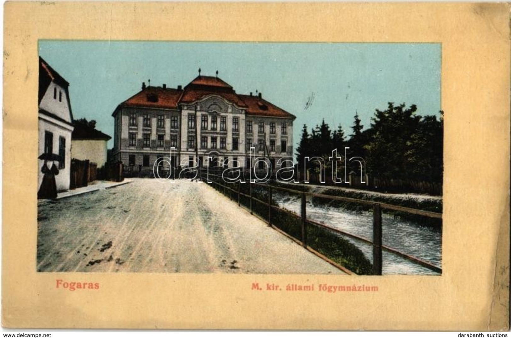 T2/T3 1913 Fogaras, Fagaras; M. Kir. állami Főgimnázium / Grammar School (EK) - Non Classés