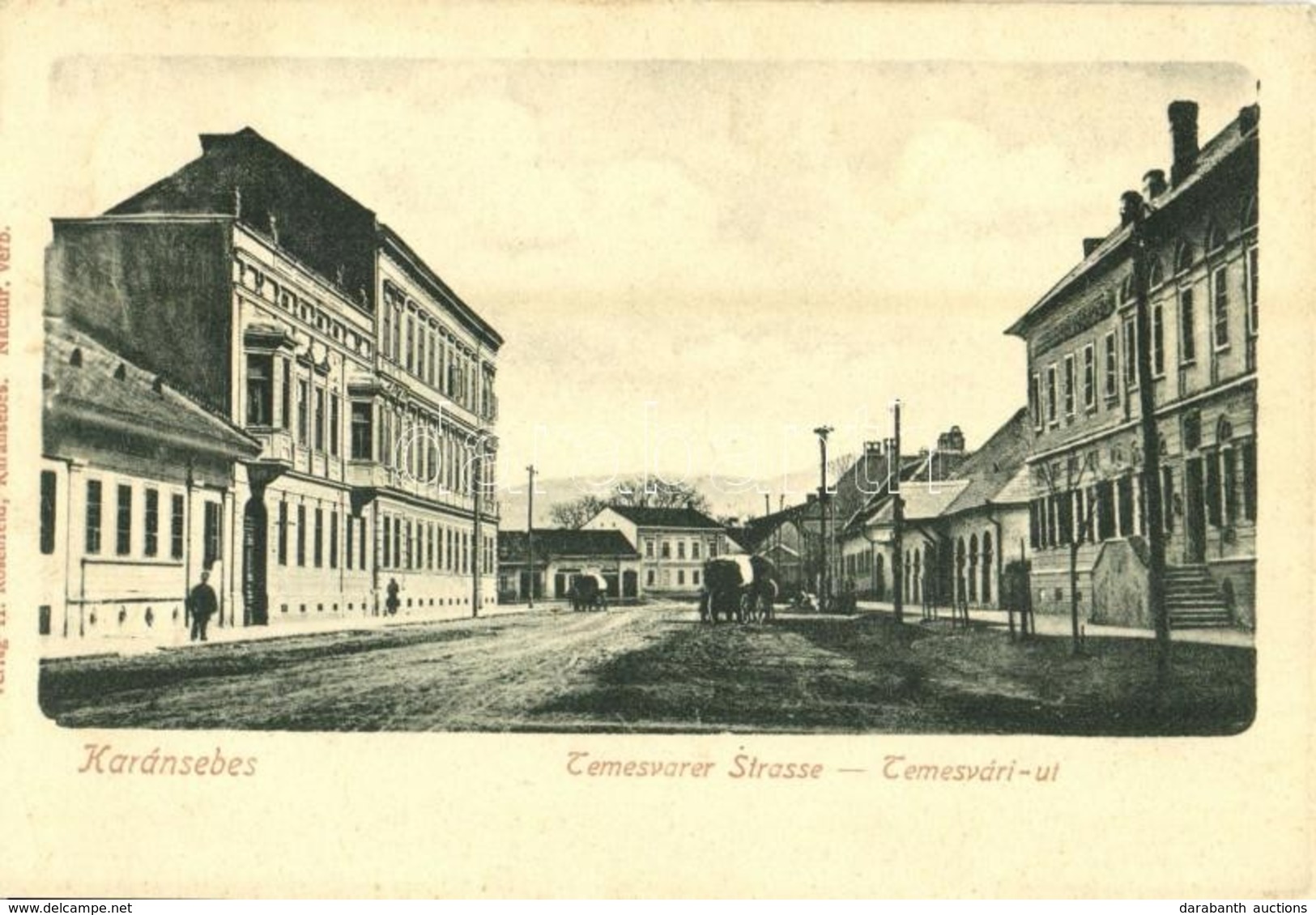 T2 1913 Karánsebes, Caransebes; Temesvári Utca / Street - Ohne Zuordnung