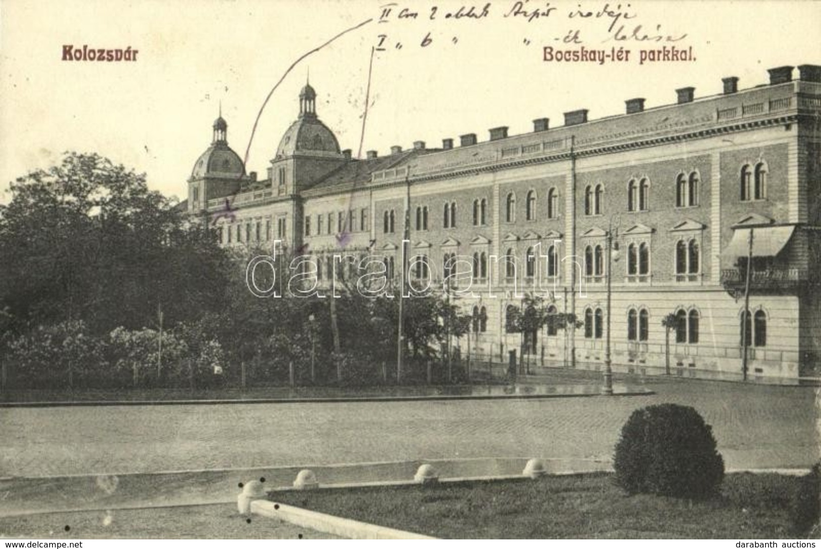 * T2 1911 Kolozsvár, Cluj; Bocskay Tér, Park. Sámuel S. Sándor Kiadása / Square, Park - Non Classés