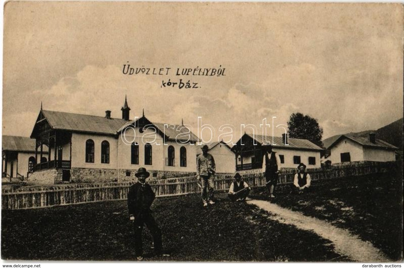 T2 1912 Lupény, Lupeni; Kórház. Adler Fényirda 1908 / Hospital - Non Classés