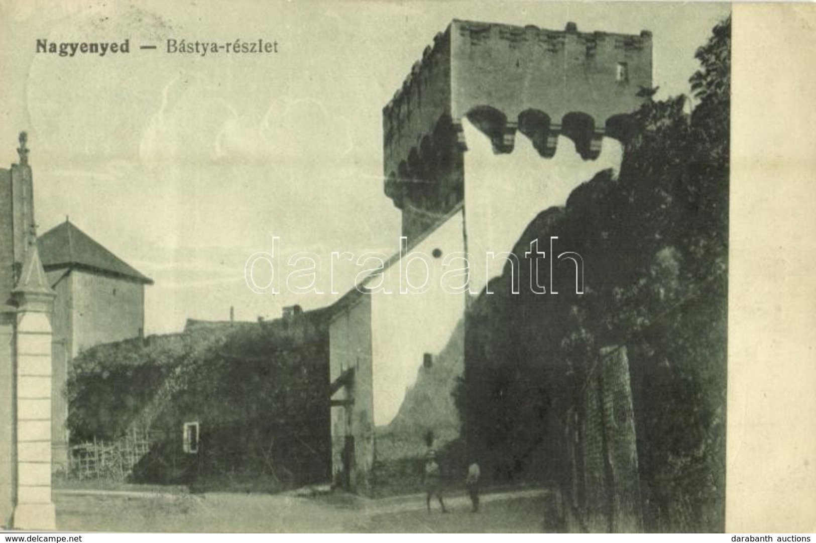 T2/T3 1917 Nagyenyed, Aiud; Bástya Részlet / Bastion Tower (EK) - Ohne Zuordnung