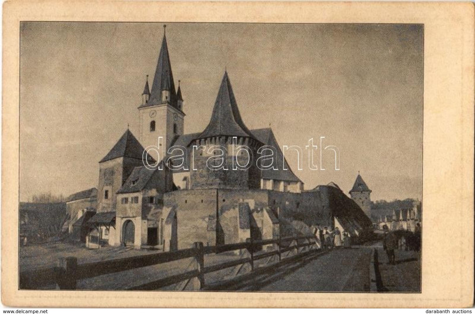 ** T2 Nagyszeben, Hermannstadt, Sibiu; Nagy Vártemplom / Grossauer Kirchenkastell / Castle Church. E.J. Fischer - Ohne Zuordnung